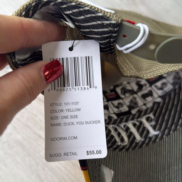 Goorin Bros Animal Trucker Baseball SnapbackHat Down Duck You Sucker Yellow Nwt - Picture 9 of 10